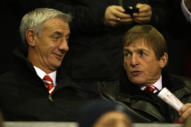 Ian Rush, left, and Kenny Dalglish