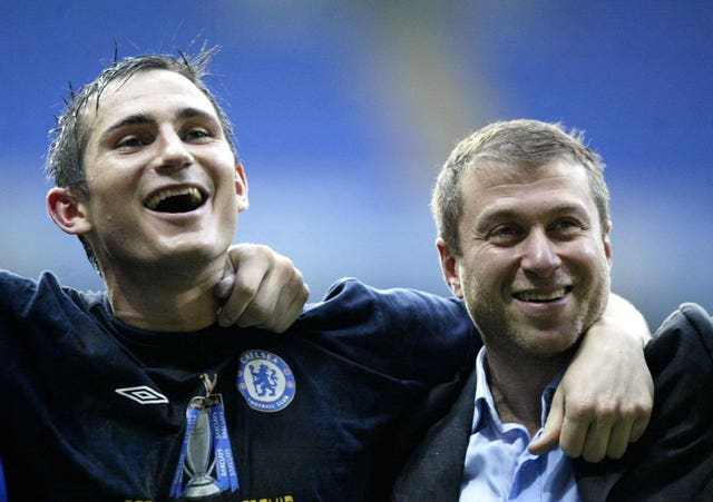 Frank Lampard could be working for Roman Abramovich again