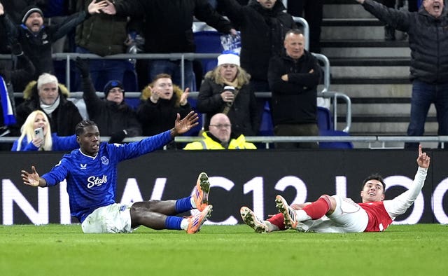 Everton v Arsenal – Premier League – Hill Dickinson Stadium