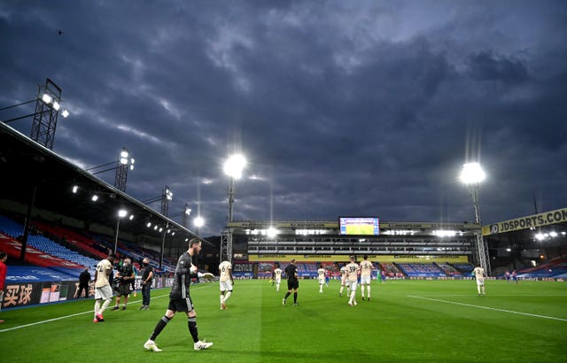 Crystal Palace v Manchester United – Premier League – Selhurst Park