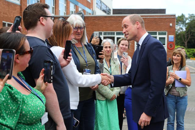 Prince of Wales visits Cardiff