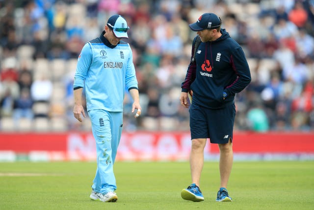 Eoin Morgan struggled with a back problem