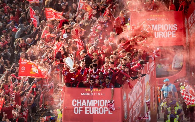 Liverpool Champions League Winners Parade