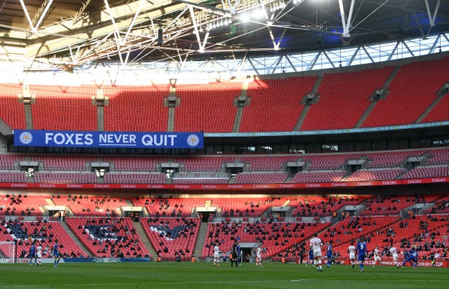 Some fans were at Wembley to see Leicester beat Southampton