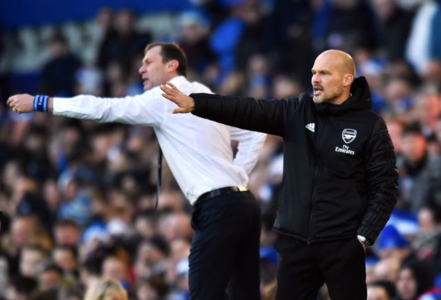 Duncan Ferguson (left) and Freddie Ljungberg were taking interim charge for the last time