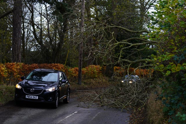 Autumn weather Nov 27th 2021