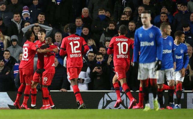 Kai Havertz, second left, could join fellow Germany international Timo Werner at Chelsea