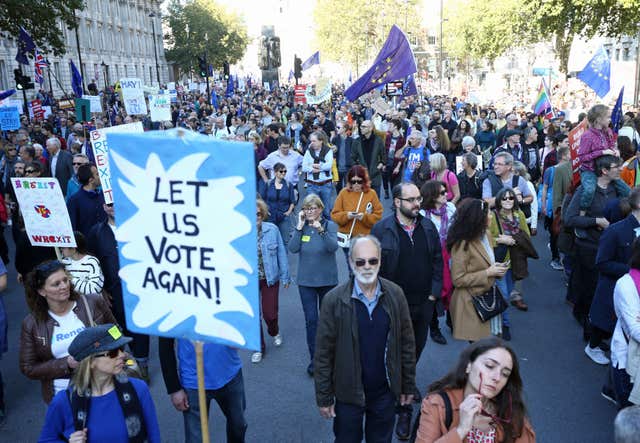 Brexit protest