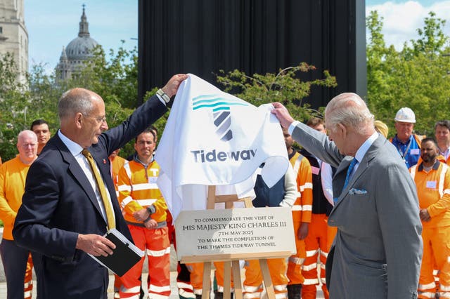 Royal visit to Thames Tideway Tunnel