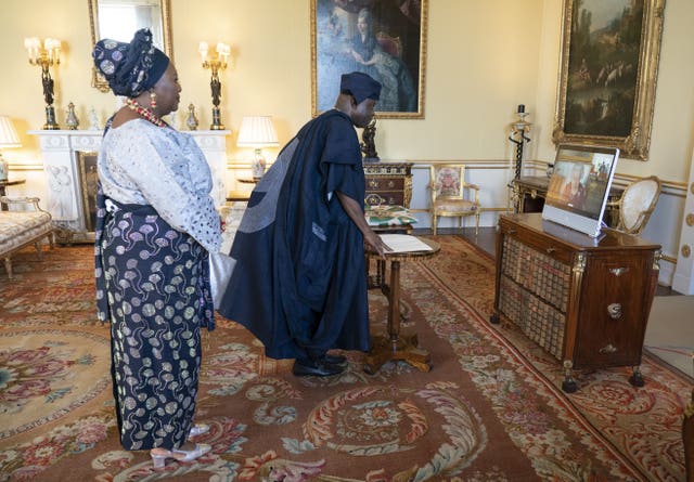 Audiences at Buckingham Palace