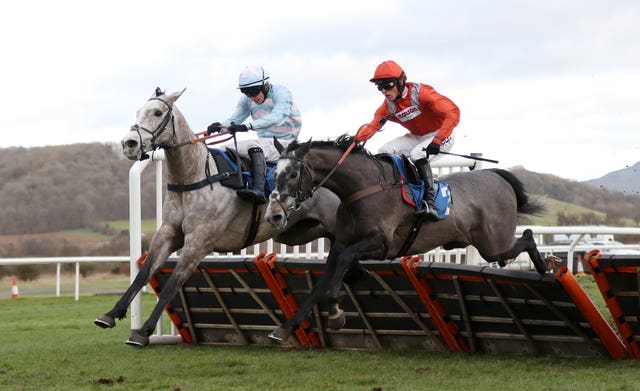Ashutor (near side) is one of Nicholls' leading hopes at Southwell