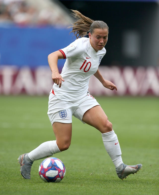 Fran Kirby in action for England