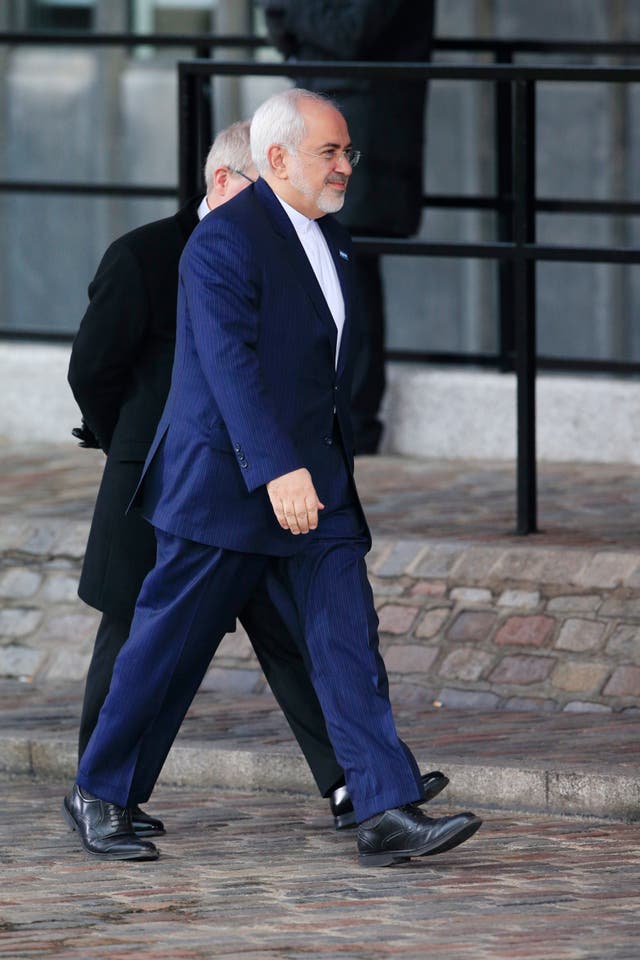 Iranian foreign minister Mohammad Javad Zarif