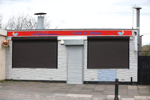 The takeaway in Blyth, Northumberland used by Bariana (Owen Humphreys/PA)