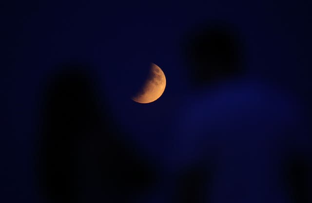 Partial lunar eclipse