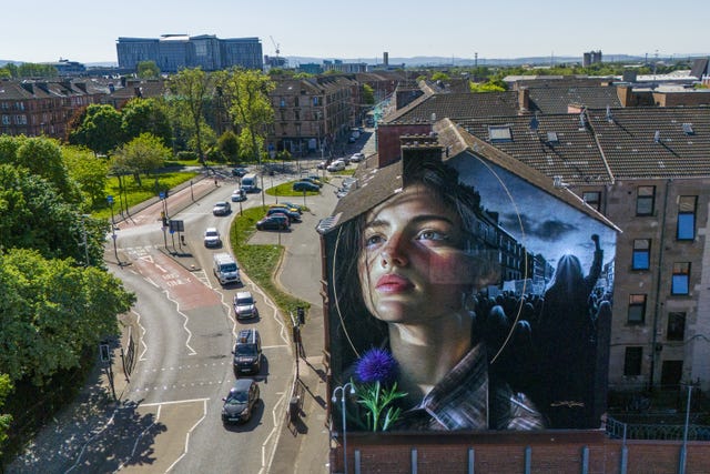 Mary Barbour mural, Glasgow