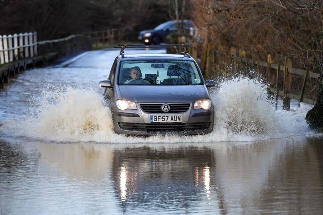 Flood water