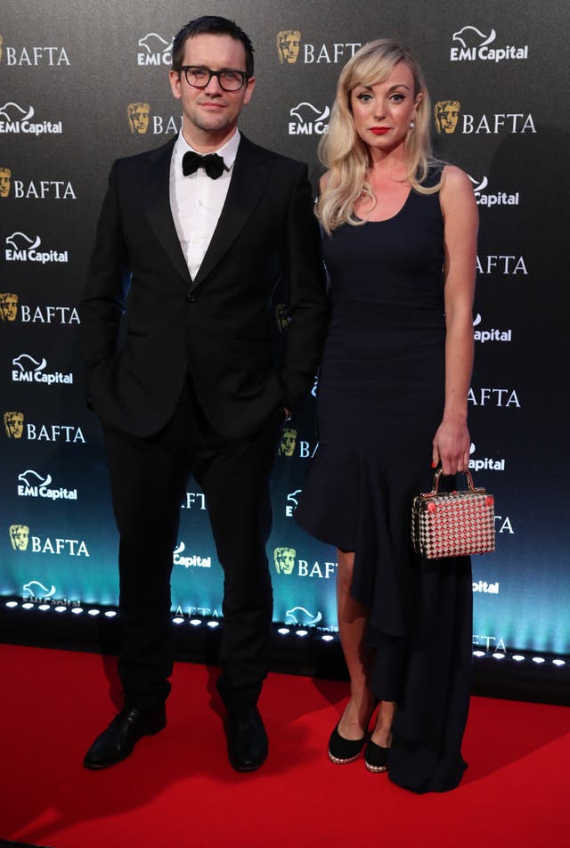 Jack Ashton and Helen George (Jonathan Brady/PA)