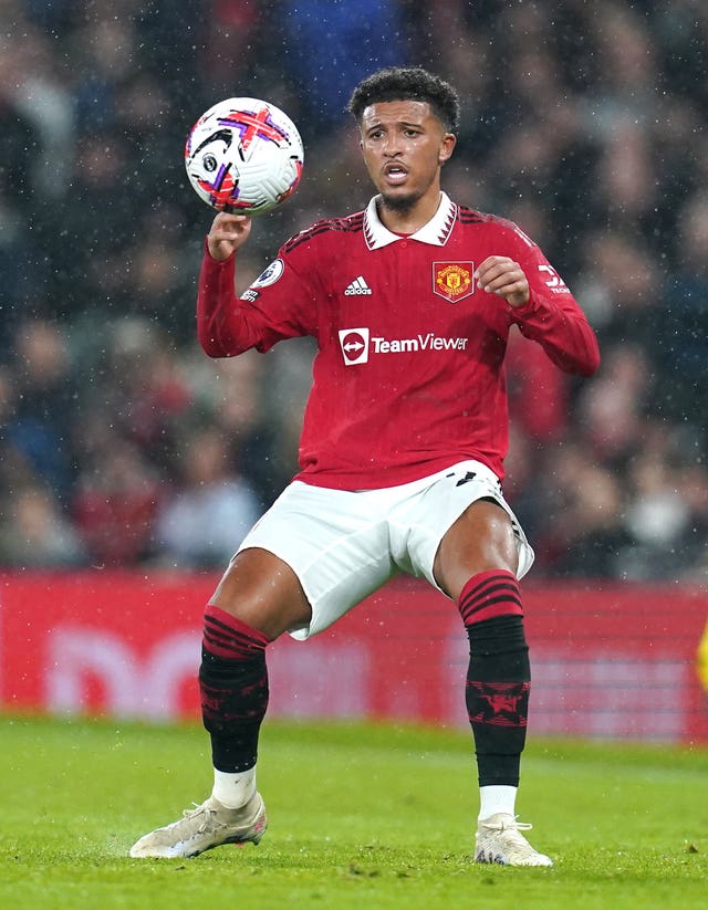 Jadon Sancho struggled at Old Trafford after his move