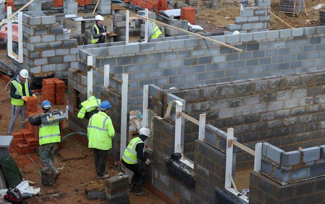 Sajid Javid has set out plans to build more homes (Andrew Matthews/PA)