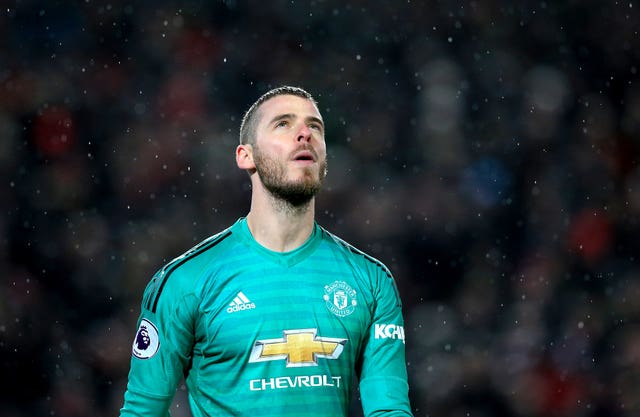 Alan Shearer believes David De Gea is the only player in the United team performing to their potential (Peter Byrne/PA).