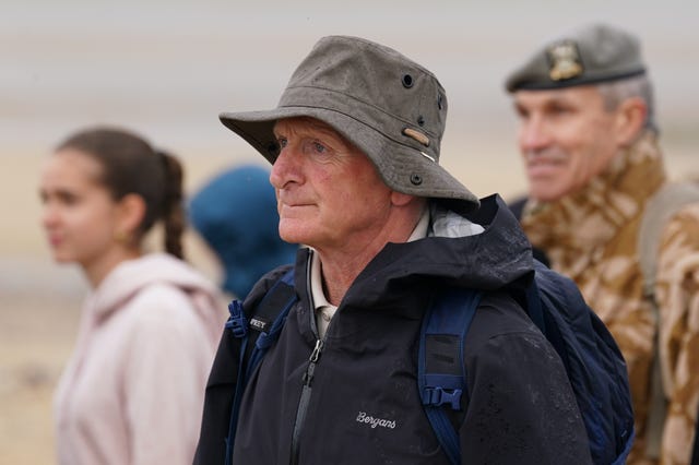 Field Marshal Montgomery’s grandson Henry Montgomery on Juno Beach