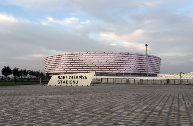A general view of the Baku Olympic Stadium. (PA)