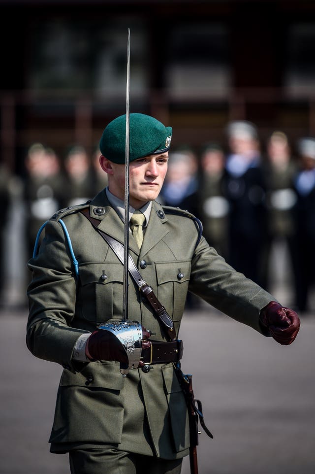 40 Commando Royal Marines parade