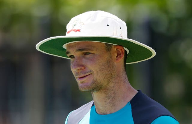 Peter Handscomb (pictured) appeared to speak to Cameron Bancroft