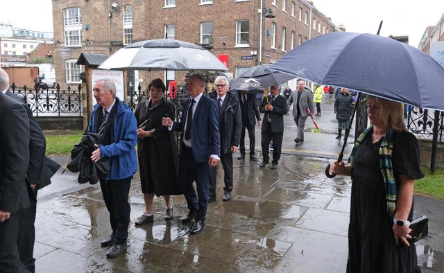 Barnaby Webber funeral