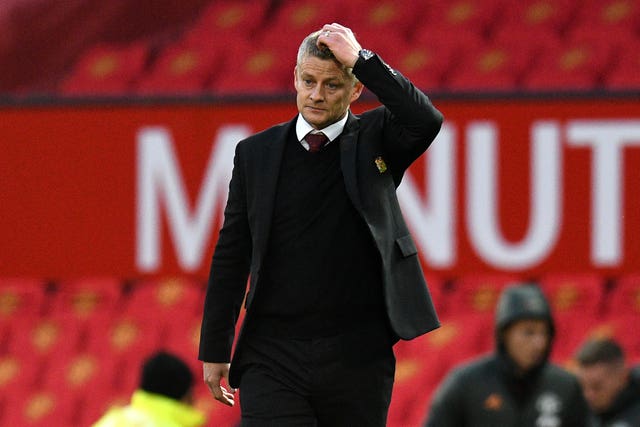 Manchester United manager Ole Gunnar Solskjaer saw his side embarrassed