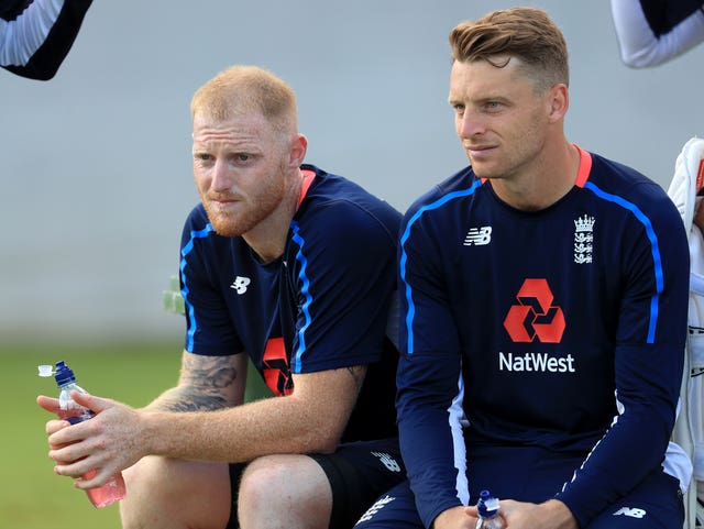 England will be without Ben Stokes, left, and Jos Buttler for the series against Ireland (Mike Egerton/PA)