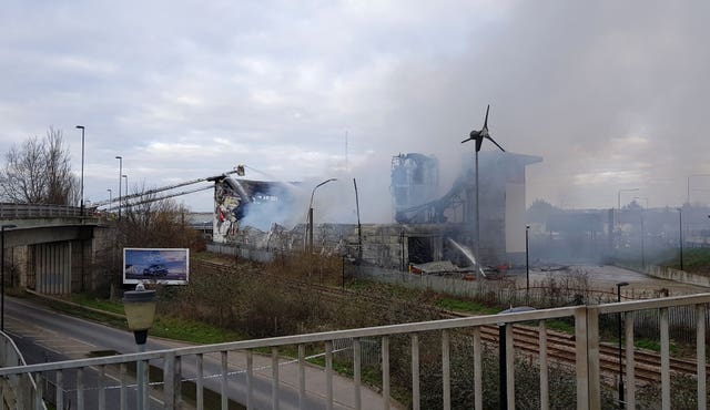 Croydon warehouse fire