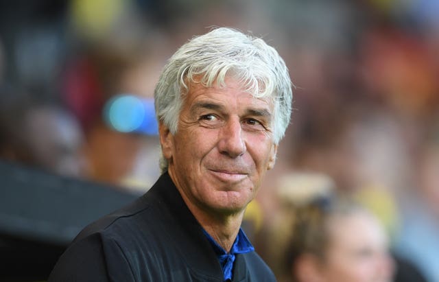 Gian Piero Gasperini has been in charge at Atalanta since 2016 (Joe Giddens/PA).