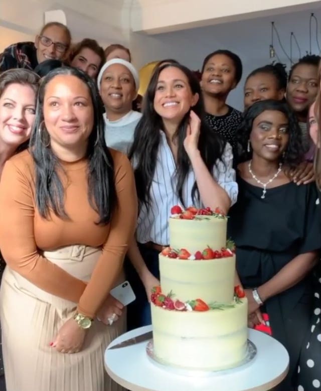 Duchess of Sussex visits Luminary Bakery