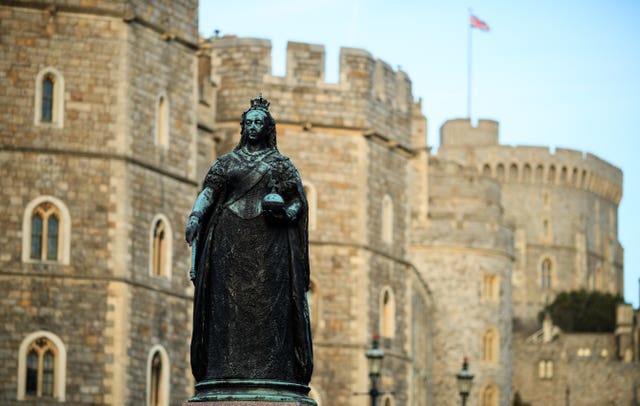 The Queen Victoria statue outside of Windsor Castle (John Walton/PA)