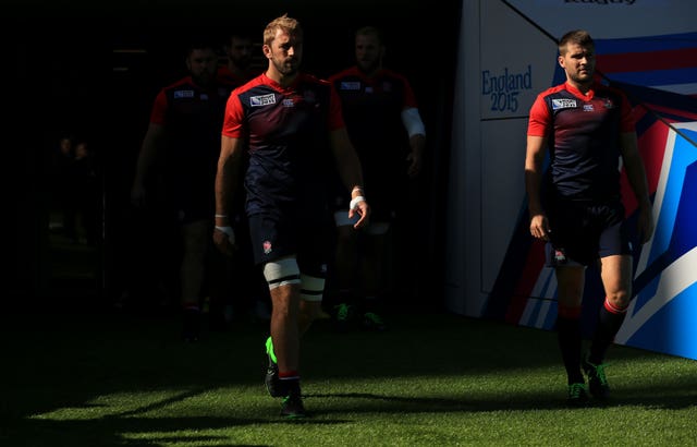 Former England captain Chris Robshaw (left) and Richard Wigglesworth are among those to issue apologies