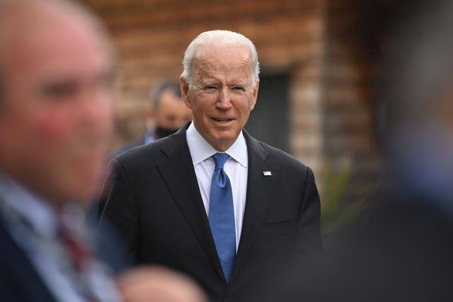 Joe Biden at the G7 summit 