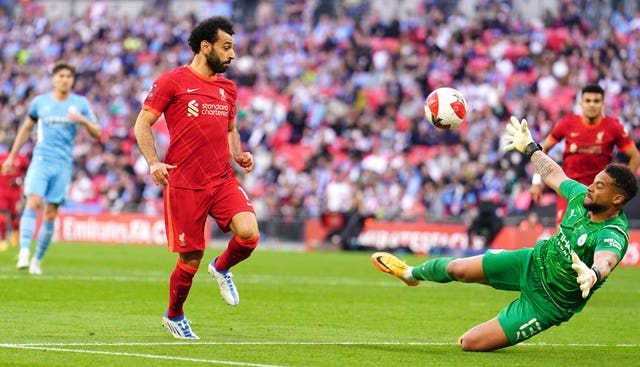 Mohamed Salah shoots