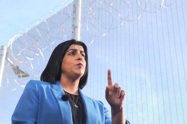 Justice Secretary Shabana Mahmood (Danny Lawson/PA)