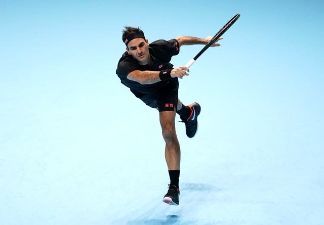 Roger Federer got his first win on the board