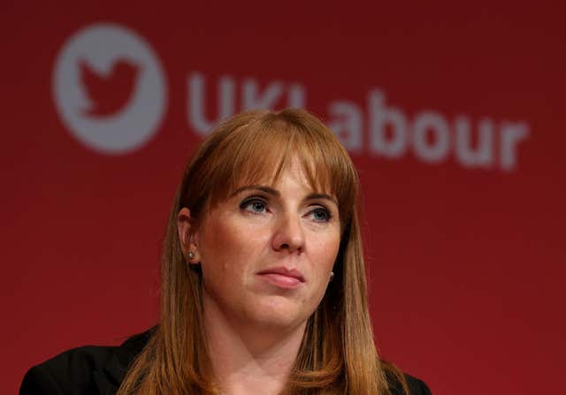 Shadow education secretary Angela Rayner (Gareth Fuller/PA)