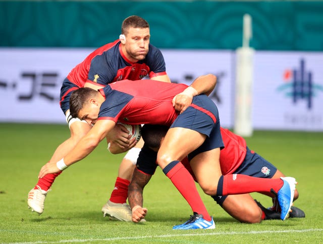 England players have been training in the humidity at Kobe Misaki Stadium