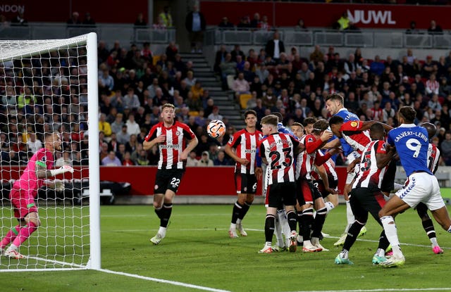 Dominic Calvert-Lewin on target in Everton’s victory at off-colour Brentford