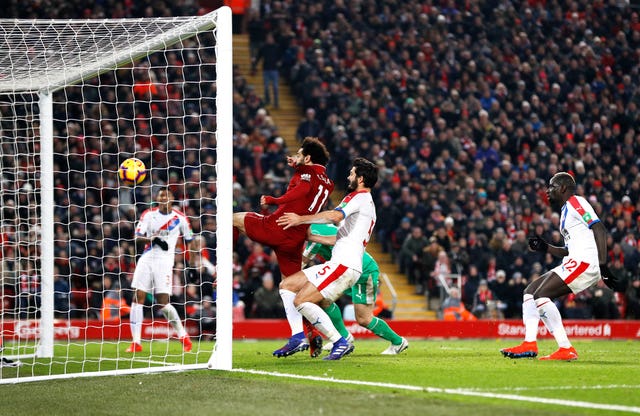 Mo Salah scored two more as Liverpool maintained their momentum at the top of the Premier League with a 4-3 win over Crystal Palace