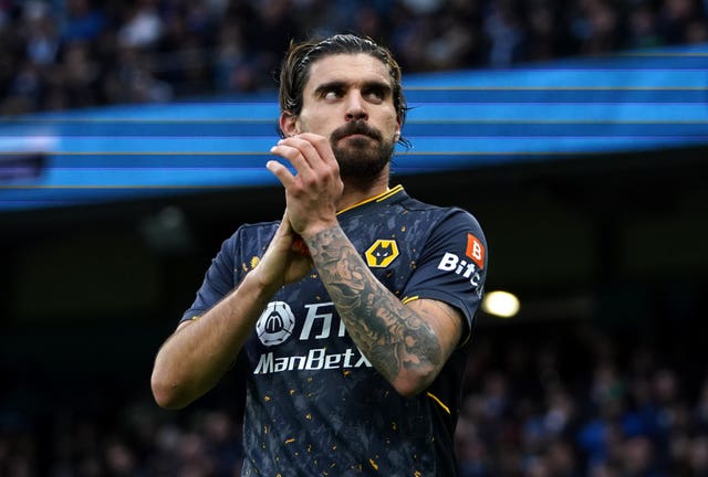 Ruben Neves applauds