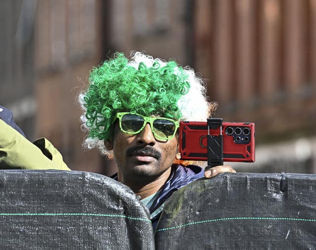 Performers take part in the St Patrick’s Day Parade in Dublin