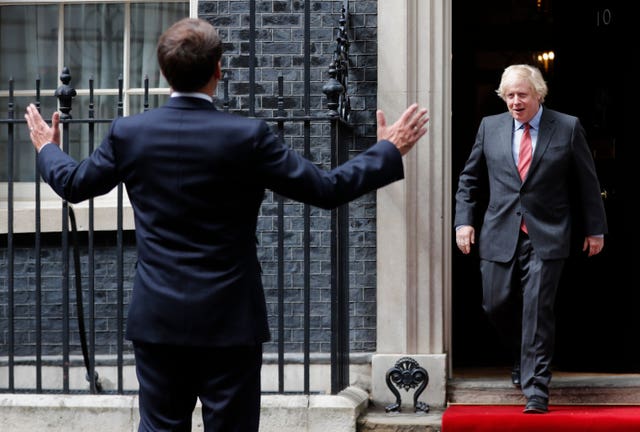 Emmanuel Macron visit to the UK
