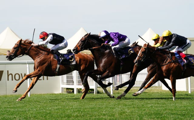 So near, yet so far. Stradivarius (right) was within touching distance of a slice of Ascot history