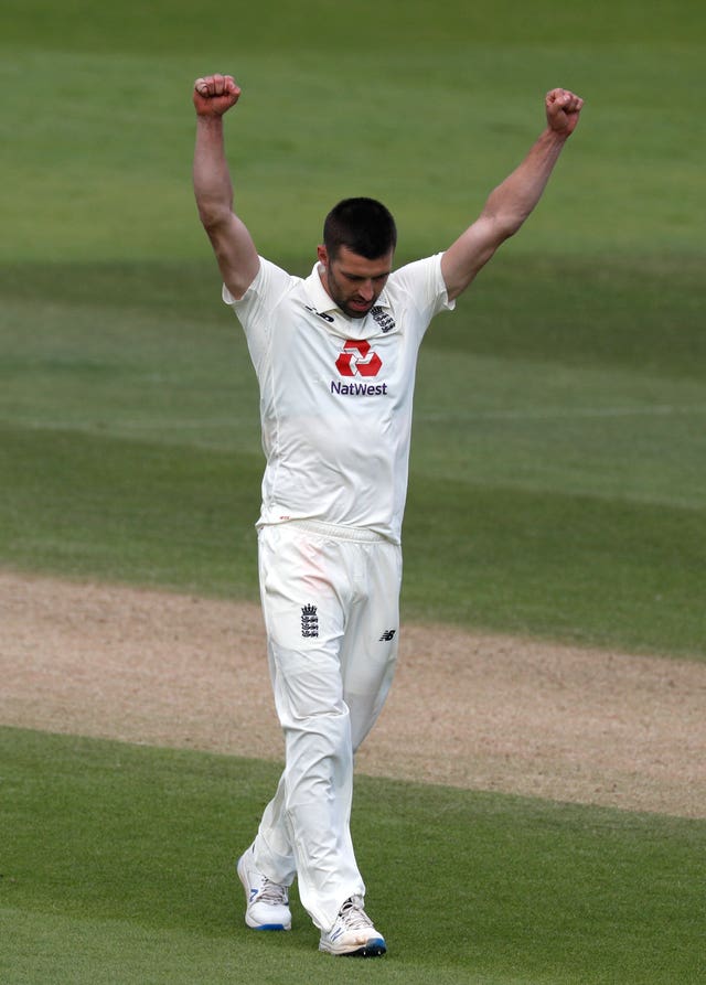Mark Wood wrapped up the West Indies innings by dismissing Shannon Gabriel
